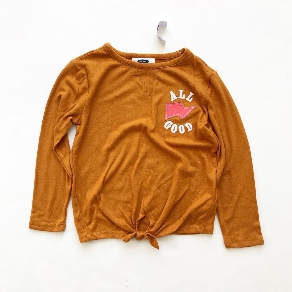 Old Navy NWT plush all good front tie top S(6/7)